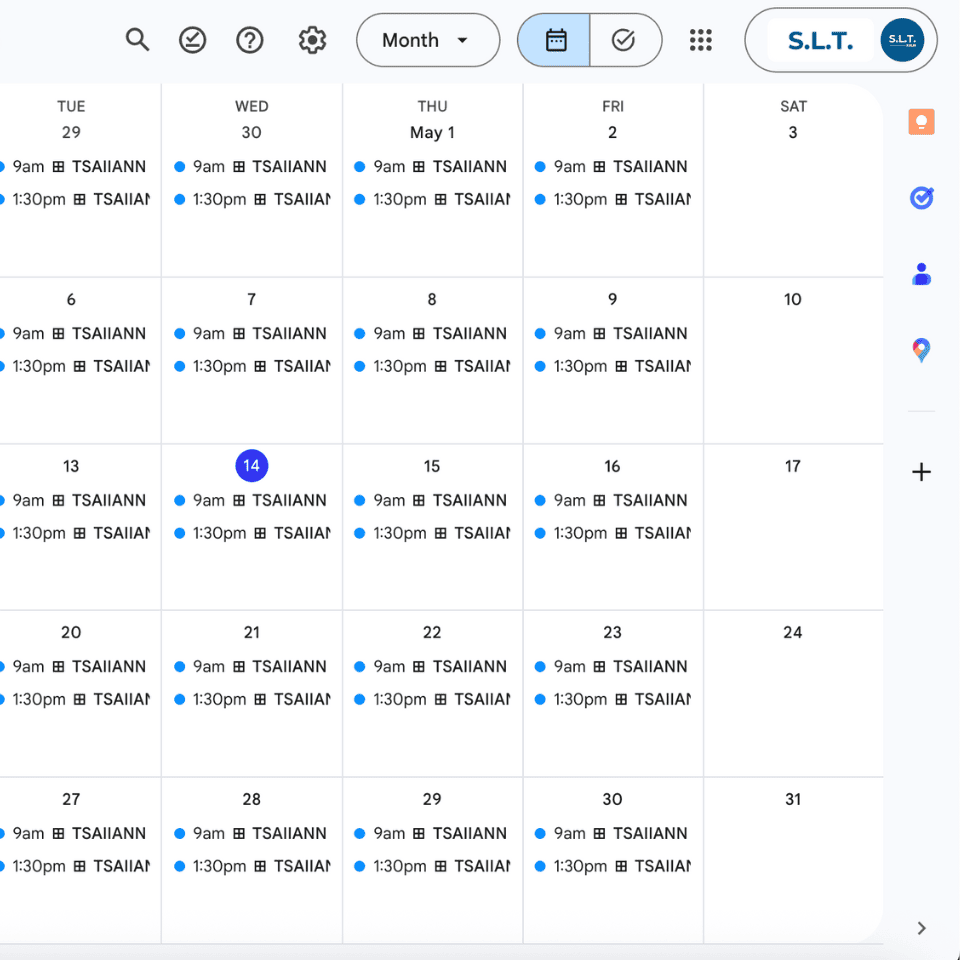 Google Calendar After M Banner - TSAIIANN