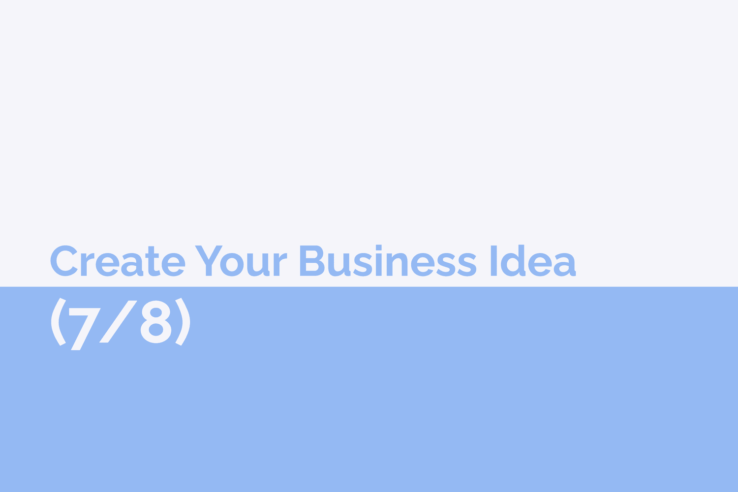 打造原型來聰明的試錯 - Business Planning