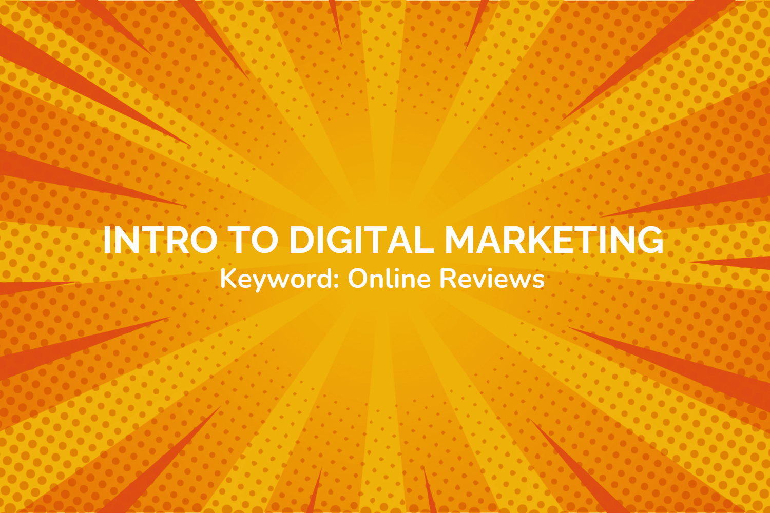 Intro to Digital Marketing banner - TSAIIANN
