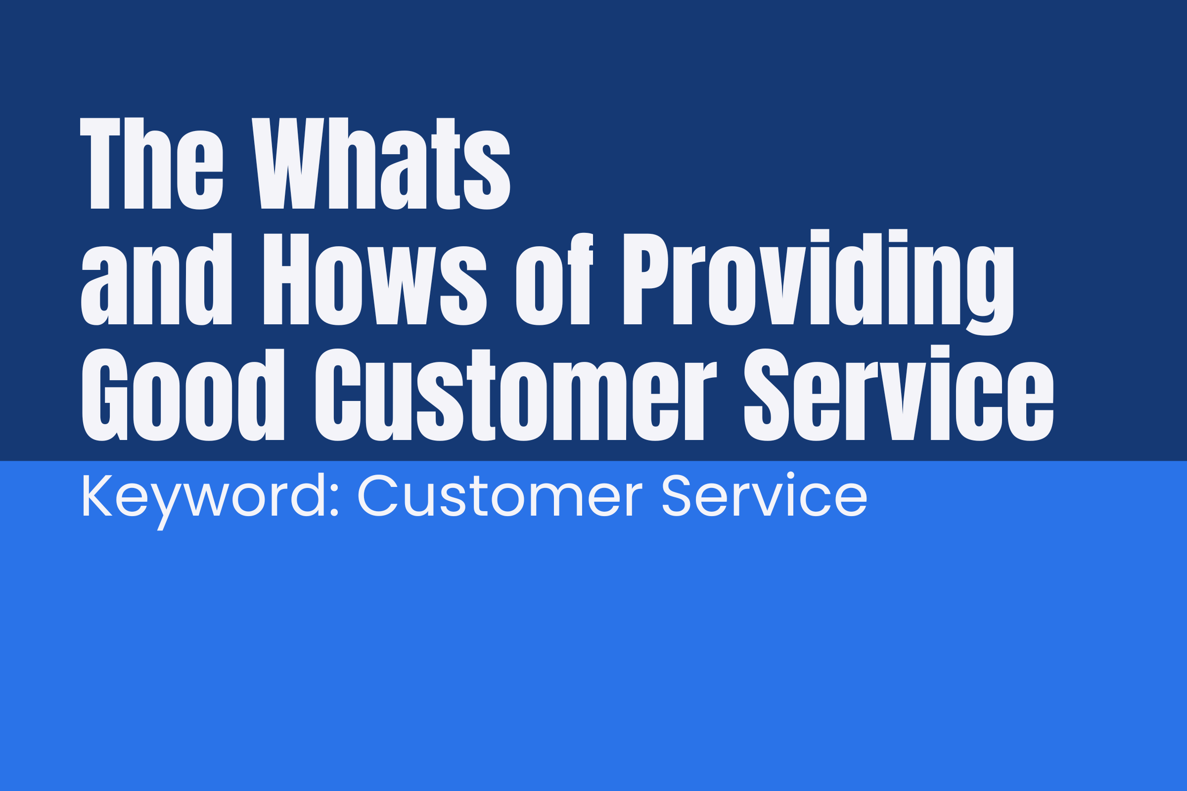 了解客戶需求：優質的客戶服務 Blog - TSAIIANN