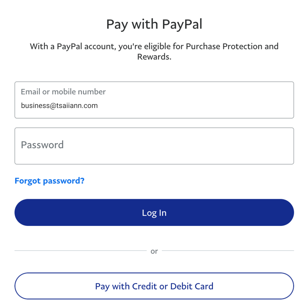 PayPal steps-2 | TSAIIANN